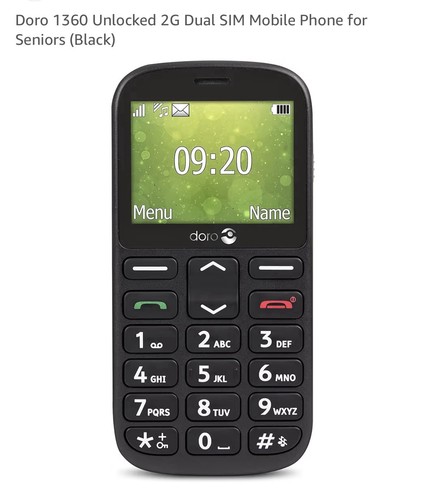 Doro 1360 unlocked dual - doro,