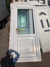 Upvc door frosted glass 88.5 x 213 cm h with sill