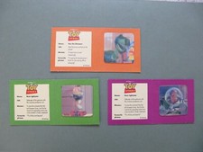 Shreddies Cereal Toy Story 3D Video scene cards x 3