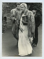 Gary Holton Funeral Photo 1985 - Girlfriend Arriving