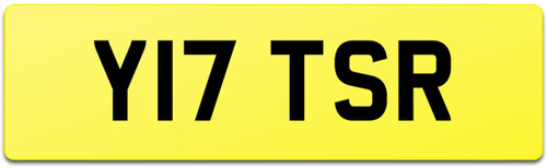 Rare digit personalised car - rare,