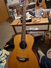 Rare John Hullah Left Handed Guitar With Pick  Up And Hard Case Excellent Cond