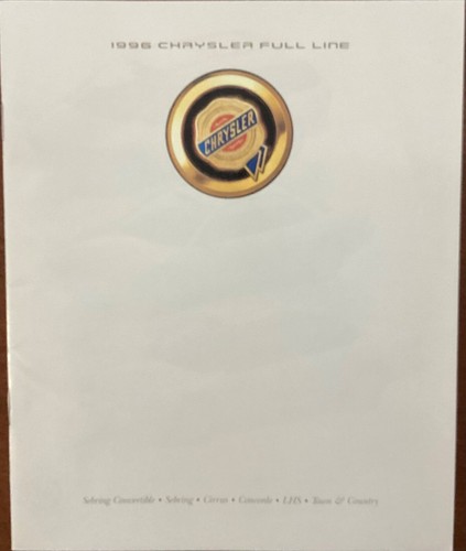 1996 chrysler full line - 1996,