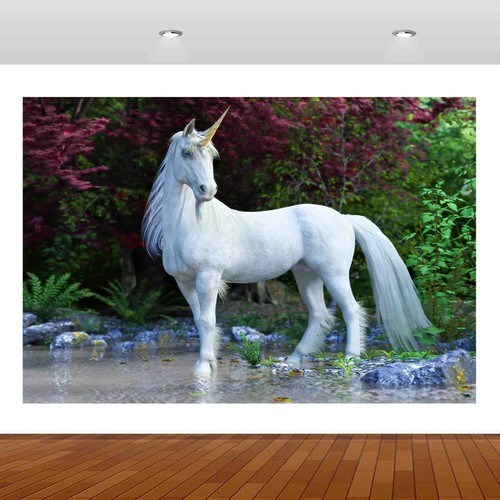 Fantasy unicorn white horse - fantasy,