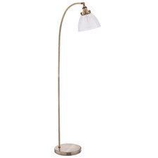 Curved Arm Floor Lamp Antique