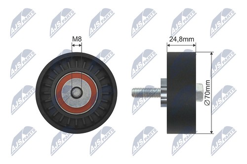 Rnk 002 nty idler guide - rnk-me-002, idler/guide