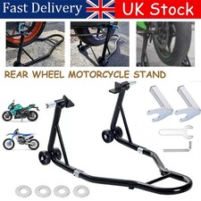 New Warrior Motorcycle Heavy Duty Rear Paddock Stand -Ideal For Most DIY Tasks