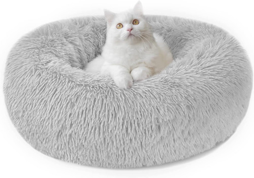 Donut cat bed for indoor - cat,