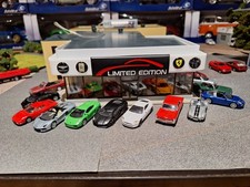 CUSTOM Model Super car Dealership - with lights- Walthers 933-3483 HO 1/87 scale