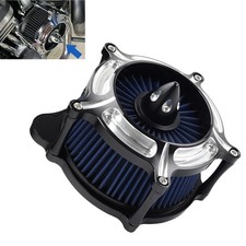 Spike Air Cleaner Intake Filter Blue For Harley Touring Road King 2008-2016 Dyna