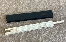 Sun Hemmi Bamboo Slide Rule No 80K in Case