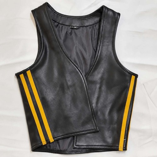 Men real leather bartender - leather,