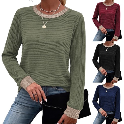 Plus size womenribbed pullover - size,