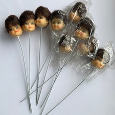 Lot of 9 Vintage Doll Half