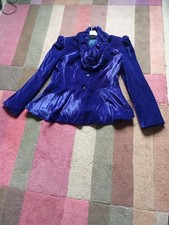 Stunning Purple Silk Velvet