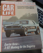 CAR LIFE MAGAZINE MARCH 1965 RAMBLER CHEVY 360 427 MUSTANG QUART
