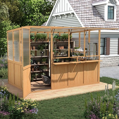 6x10 wood greenhouse for - wood,
