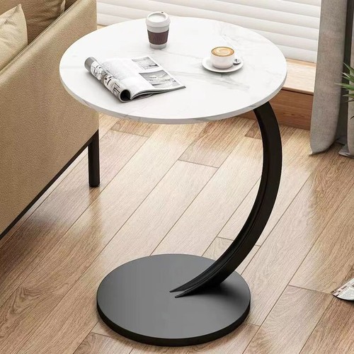 Shaped compact sofa side end - c-shaped,