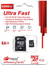 64GB microSD Memory card for