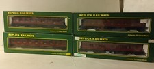 OO gauge NEAR MINT 4x Replica BR ex LMS Maroon Coach Stanier Mk1 Period 2 NICE