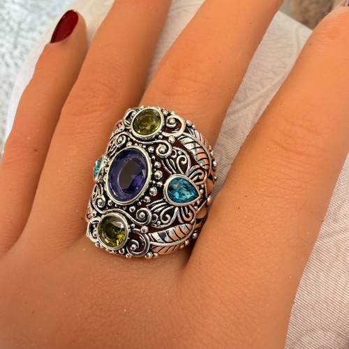 Boho statement ring chunky - boho,
