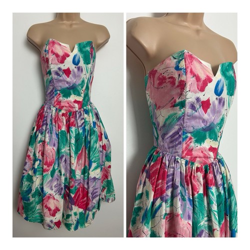 Vintage 80s white pink - 80s,
