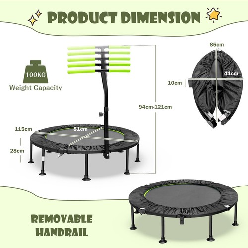 115cm foldable trampoline - foldable,