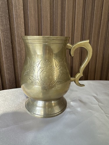 Vintage epns brass - vintage, engraved