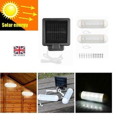 2x Solar Powered LED Lights