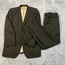 Hugo James Portuguese Fabric Vintage Brown Full Suit. Mens M (40S)