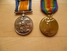 BWM & Victory Medal to 6192 Pte.H.J.Carpenter 4.Lond.R.