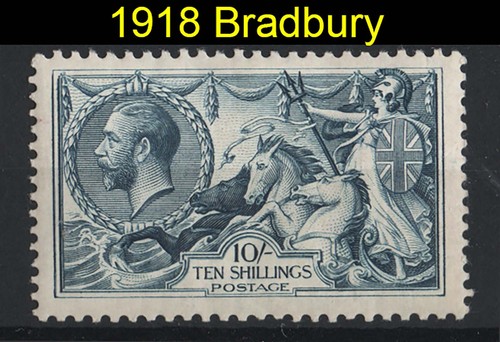 1918 bradbury 10s seahorse - 10s,