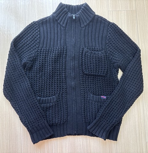 Blue japan black knit - blue,