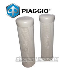 Genuine PIAGGIO Vespa 90SS / SS180 ANTIQUE / EARLY STYLE GREY HANDLEBAR GRIPS