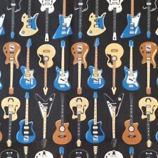 NUTEX FABRIC - 100% Cotton - Ebisu - Guitars - Black - 64370-104