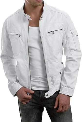 Men motorcycle real leather - motorcycle,