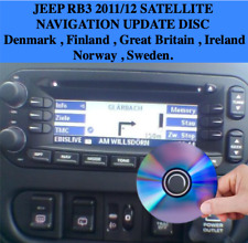Chrysler Jeep navigation Europe RB3 Map Satnav disc CD - UK