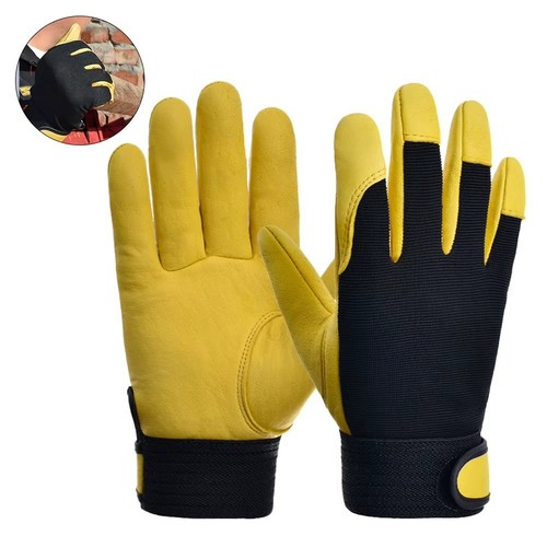 Mens leather gardening gloves - gardening,