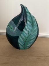 Anita Harris Art Pottery, Large Hand Painted Vase 12”tall & 9.5” Wide , Signed