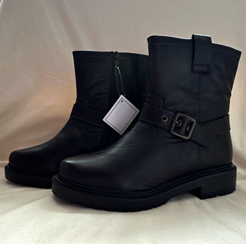 Simply dark brown biker - be,