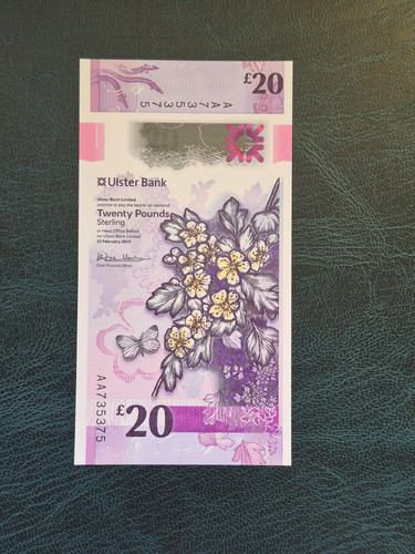 Twenty pound note 20 - twenty,