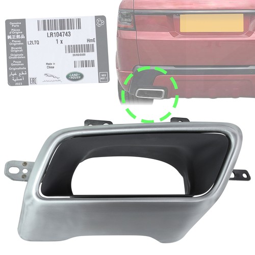 Exhaust tip finisher range - tip, lh