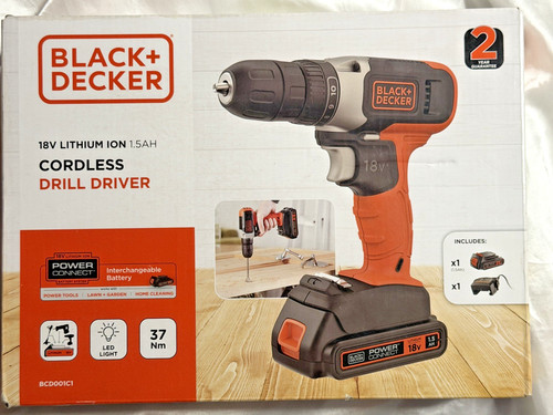 Black decker 18v lithium - 18v, lithium-ion