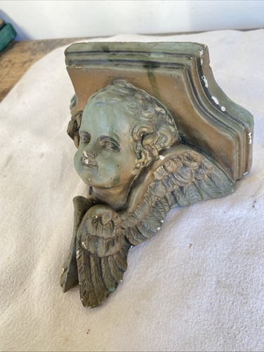 Vintage plaster cherub wall - vintage,