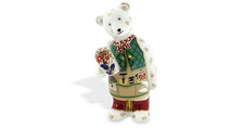 Royal Crown Derby Gardener Teddy Bear 2002 Figurine/minature 9.5cm High