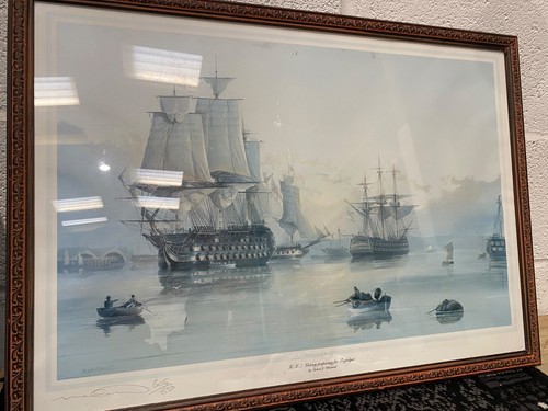 Hms victory preparing for - victory,
