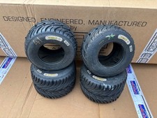 Used Komet K1W Wet Tyres Set Go Kart - X30 Rotax Tony Kart - Ref 41  -