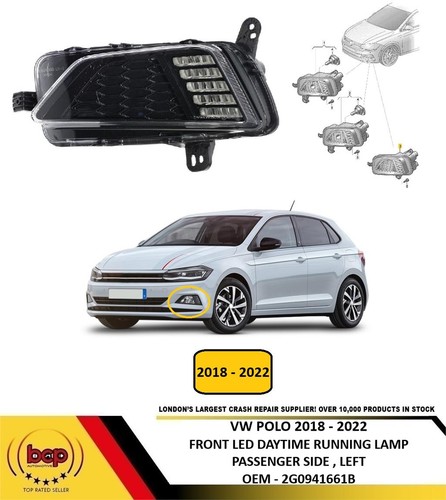 Polo 2018 2022 front fog - vw,