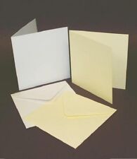 Card Blanks & Envelopes A6 6x6 5x7 A5 4x4 5x5 7x7 8x8 White Ivory XMAS Red Green