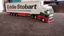 OXFORD EDDIE STOBART 1:76 OO GAUGE Die-Cast VOLVO FH FRIDGE TRAILER + BOX H4663